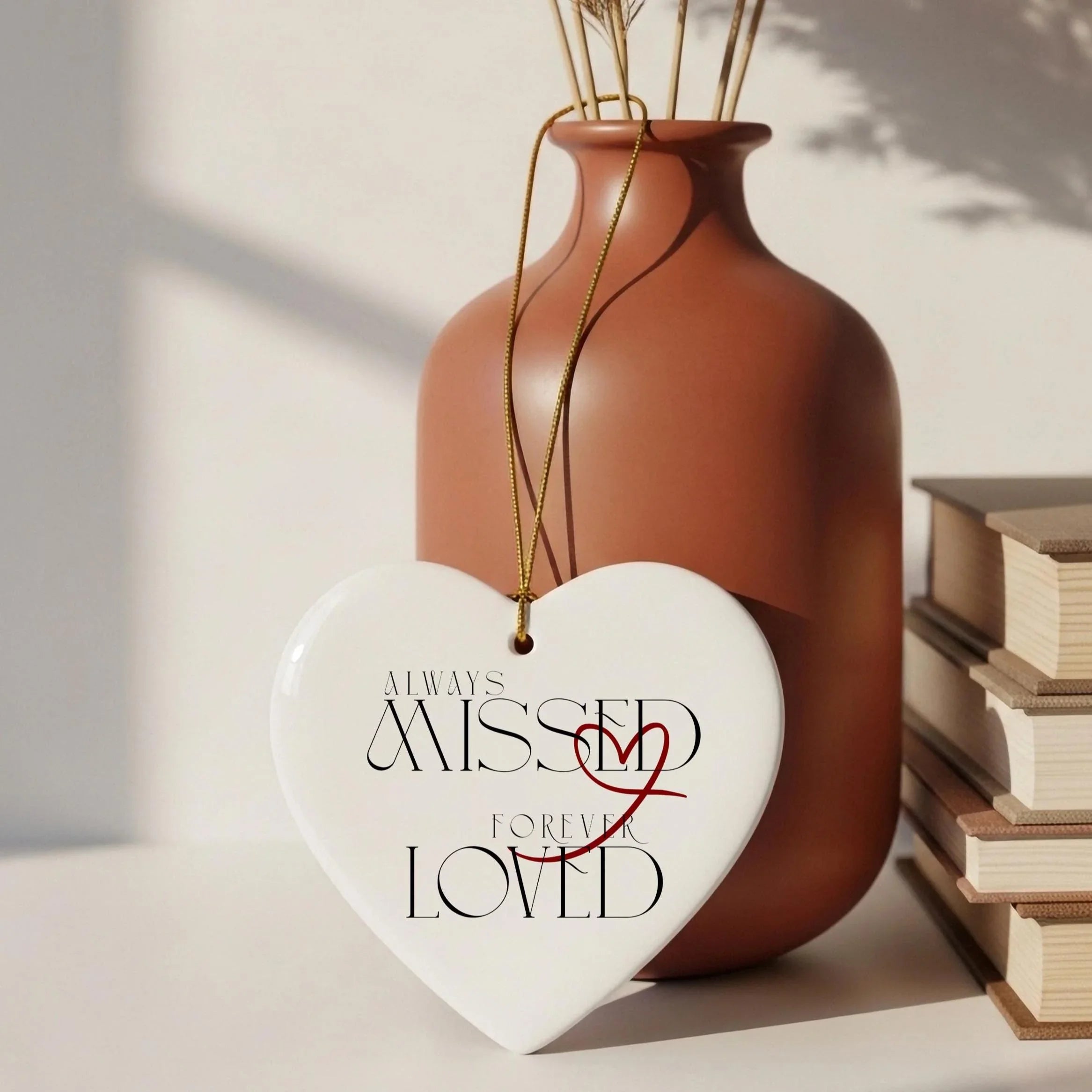 Memorial Gift: Keepsake Ceramic Ornament To Remember Loved One